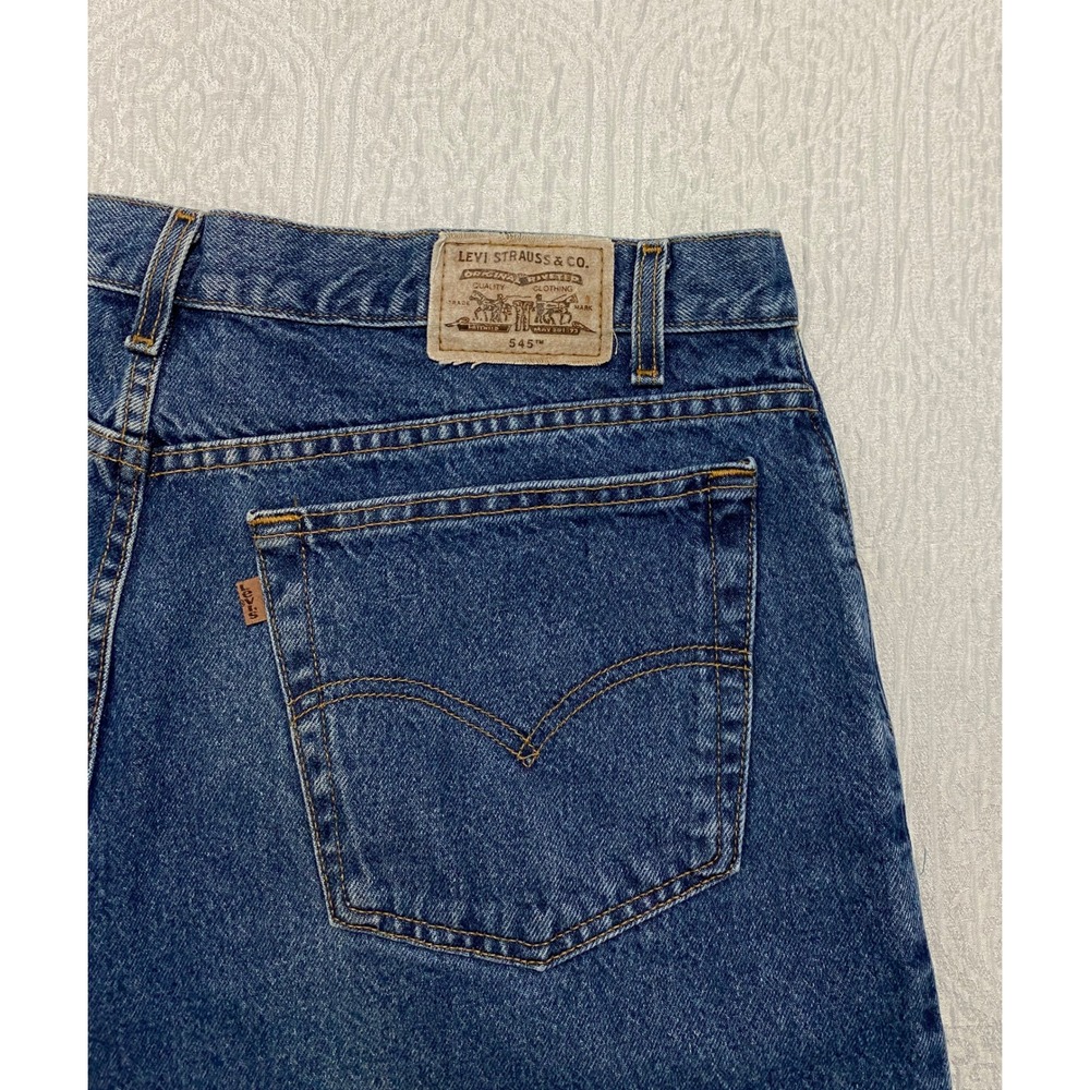 Vintage Levis 545 Men's Jeans Size 40×30 Blue Loose Baggy Fit Denim Pants‎ - Picture 4 of 9